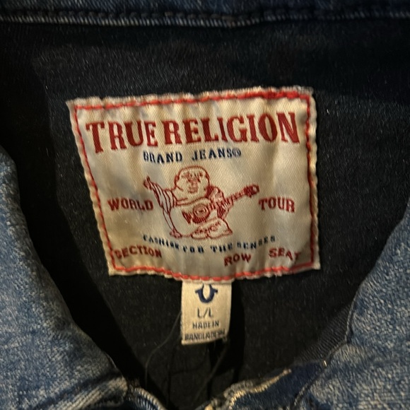 NEW True Religion Jean Jacket - Picture 3 of 5